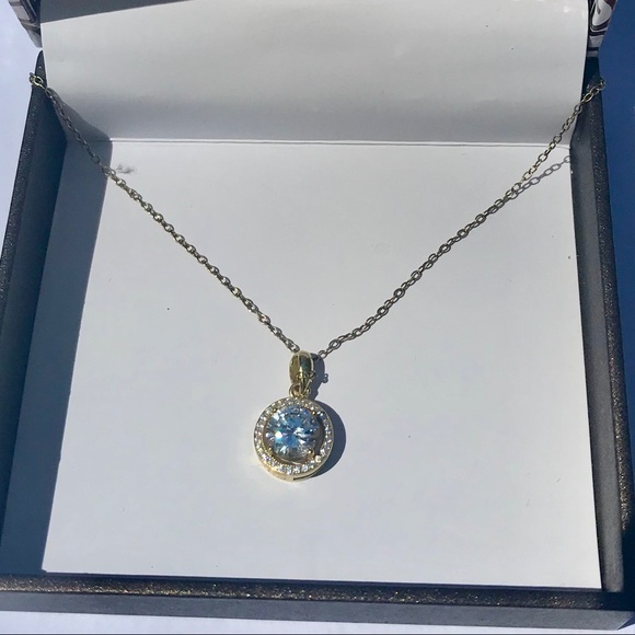 Giana Bernini Cubic Zirconia 18K Gold Necklace - Picture 2 of 7